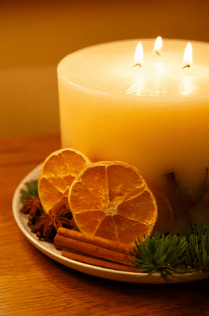 velon natural con naranja y canela