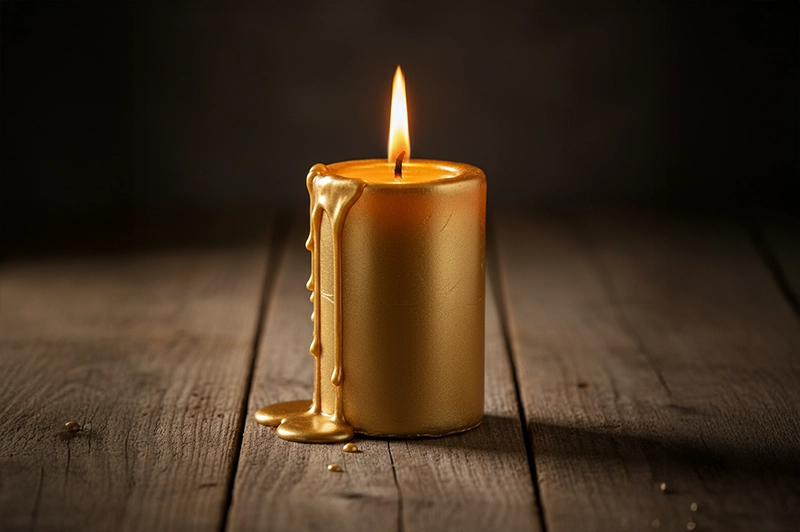 Significado de las velas doradas