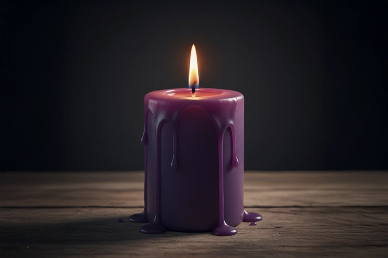 Significado de las velas violetas